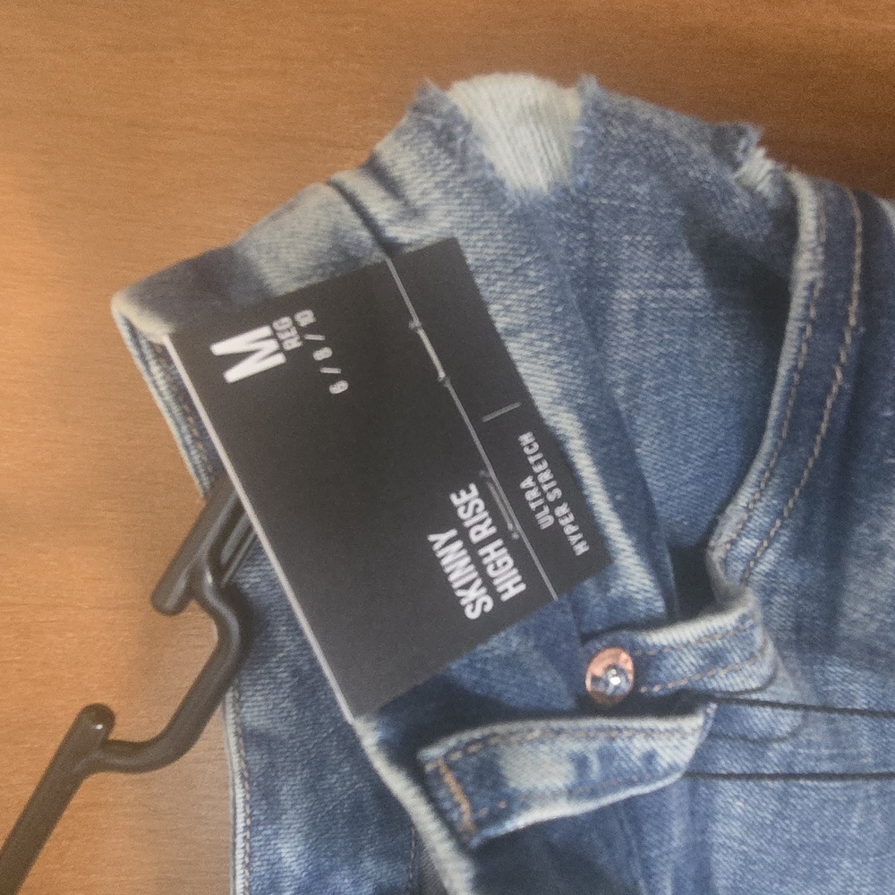 Trendy Blue Skinny Jeans